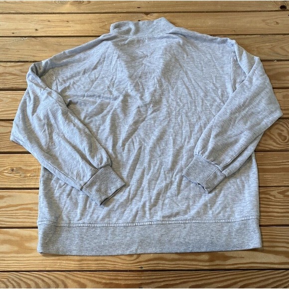 3 Dots 1/4 Zip Sweatshirt Size Large Women’s Gray Long Sleeve - Picture 2 of 8